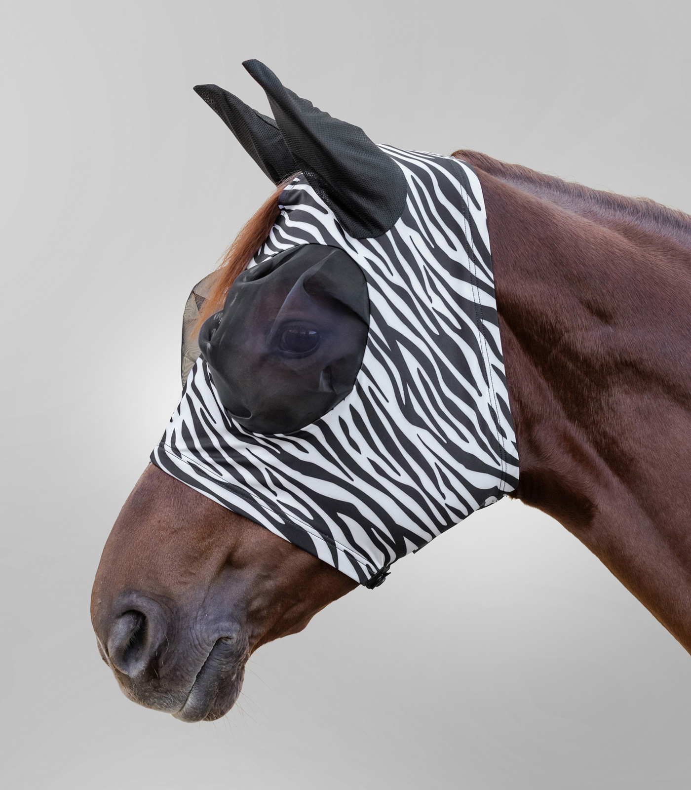 Waldhausen Puck Zebra Flughuva - Svart/Vit
