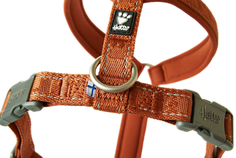 Hurtta Casual Y Harness ECO - Cinnamon, 30-35 - 3