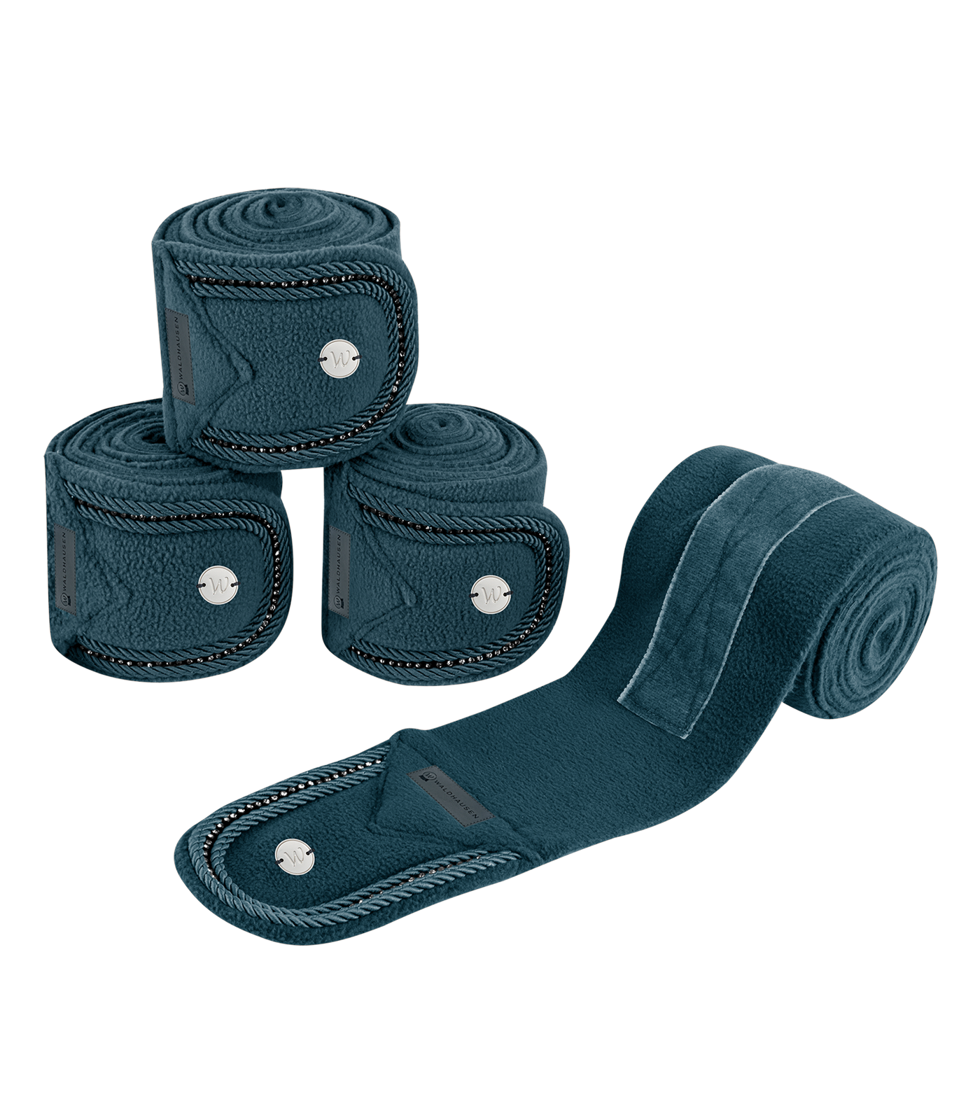 Waldhausen Nepal Fleece Bandages - Petrol blue