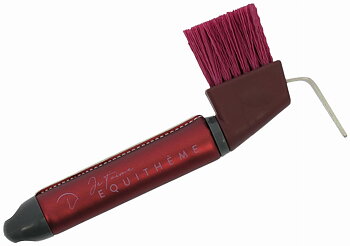 Equitheme Je T'aime Hoof Pick Burgundy