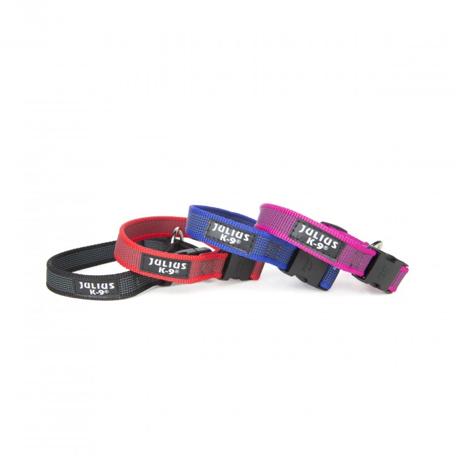 Julius-K9 Color & Gray® Hundhalsband 25 mm (Röd)