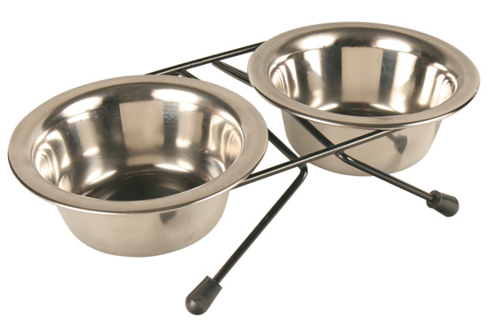 Trixie Stainless Steel Bowl Set 1,8 L
