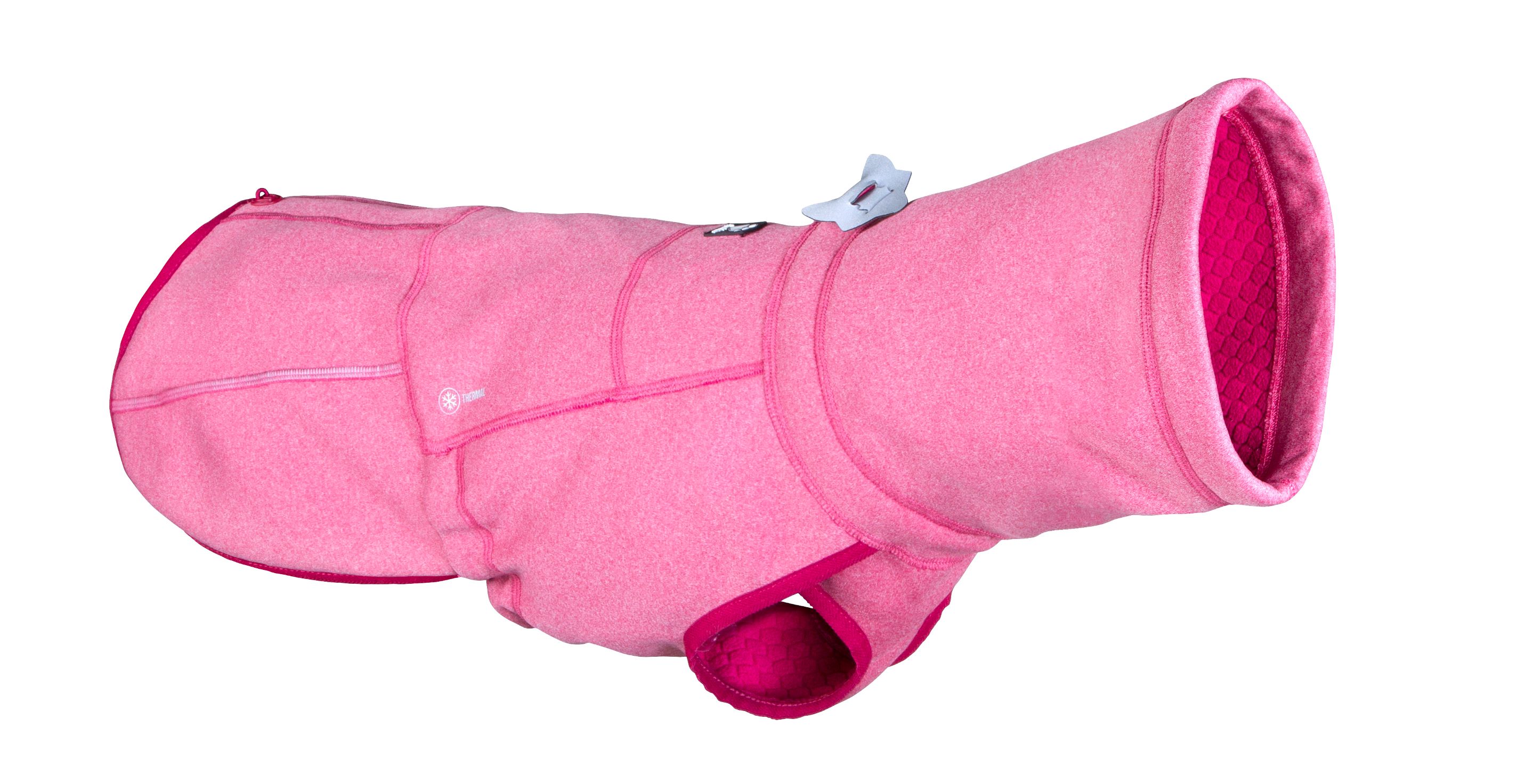 Hurtta Razzle-Dazzle Midlayer Reversible Dog Jacket Beetroot - Pink, 50 - 4
