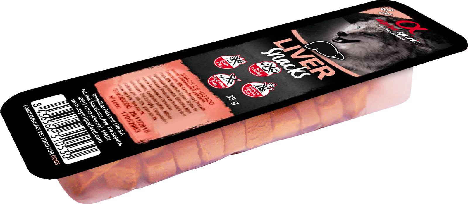 Alphaspirit- Snack Lever- 35g