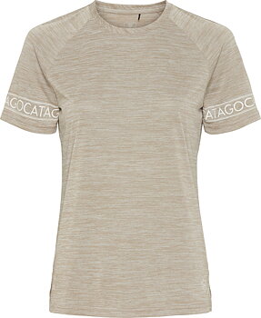 Catago Riga Short Sleeve T-Shirt - Sandshell Melange, XL