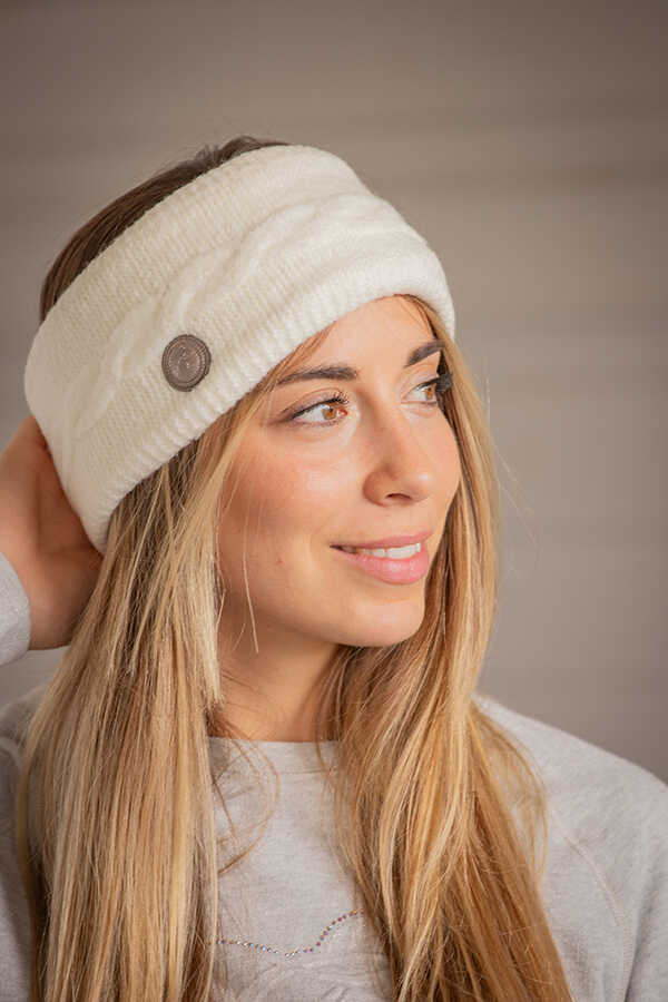 Penelope Mel Pannband Beige - 2