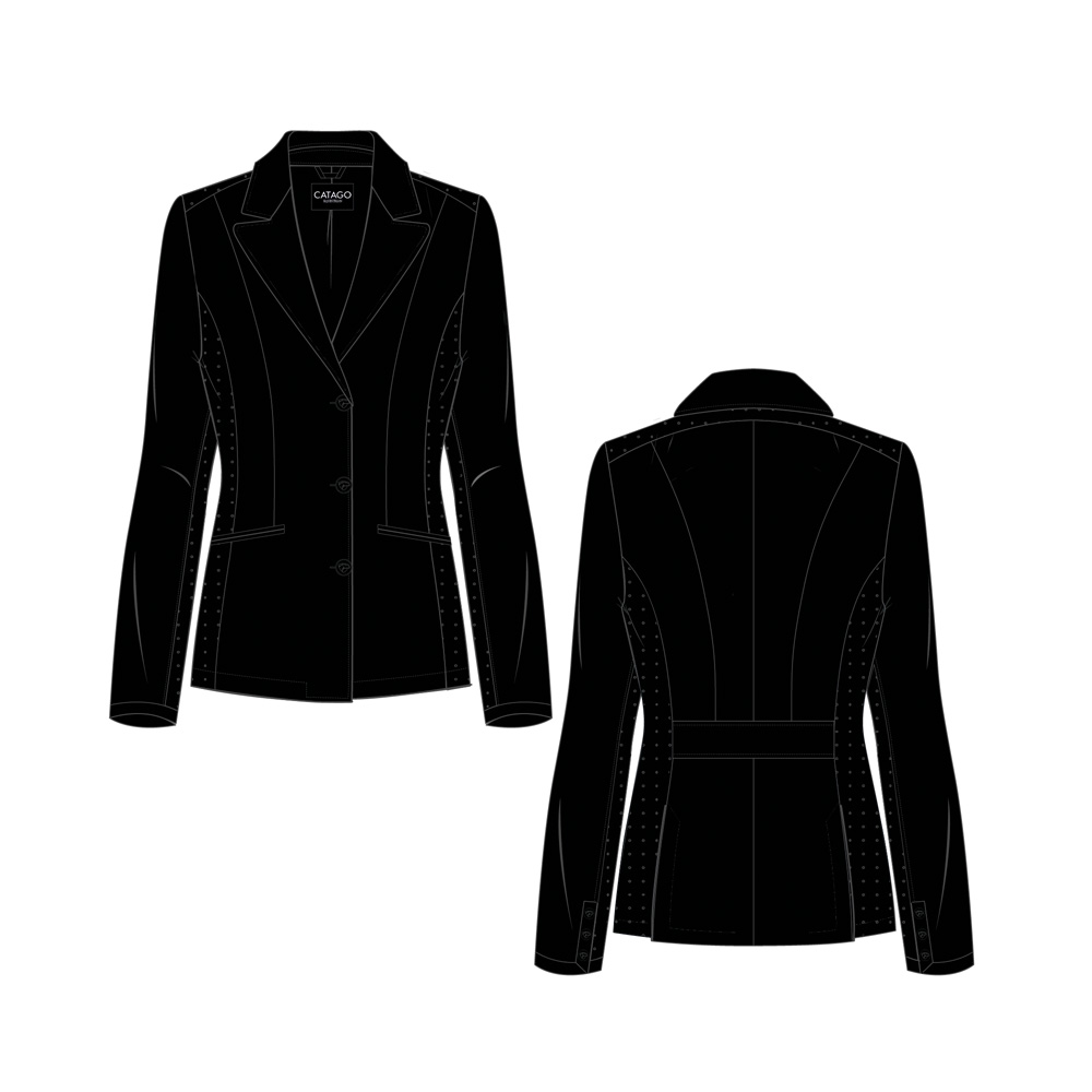 CATAGO Ren competition jacket black, 42 - 3