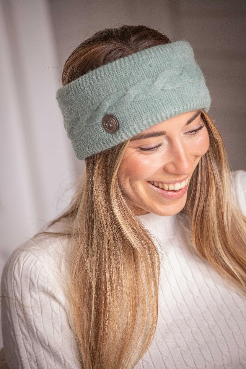 Penelope Mel Pannband Sage Green
