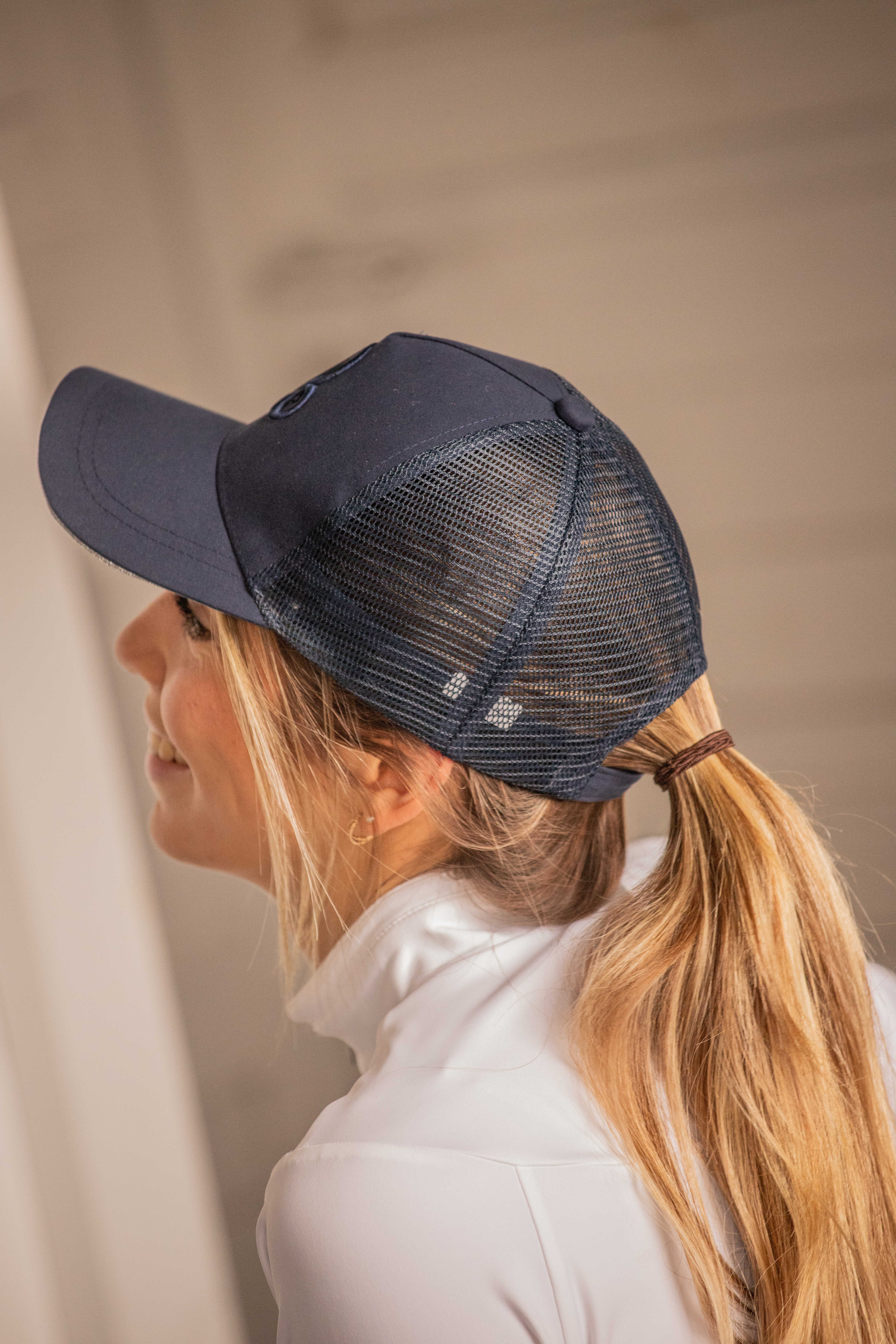 Penelope Mesh Keps Navy - 3