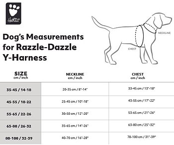 Hurtta Razzle-Dazzle Y-valjaat - Blackberry, 80-100