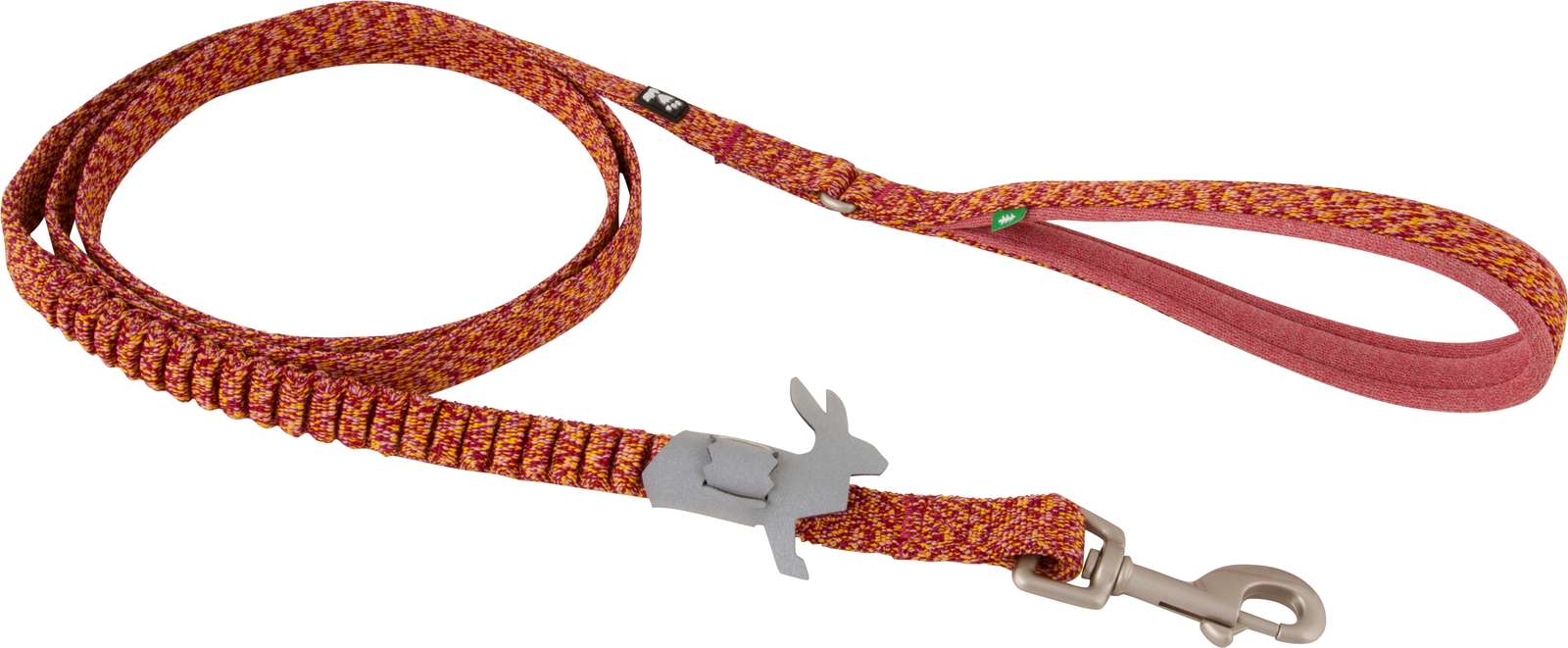 Hurtta Razzle-Dazzle Spring Leash 180cm - Beetroot, 180 cm x 15 mm