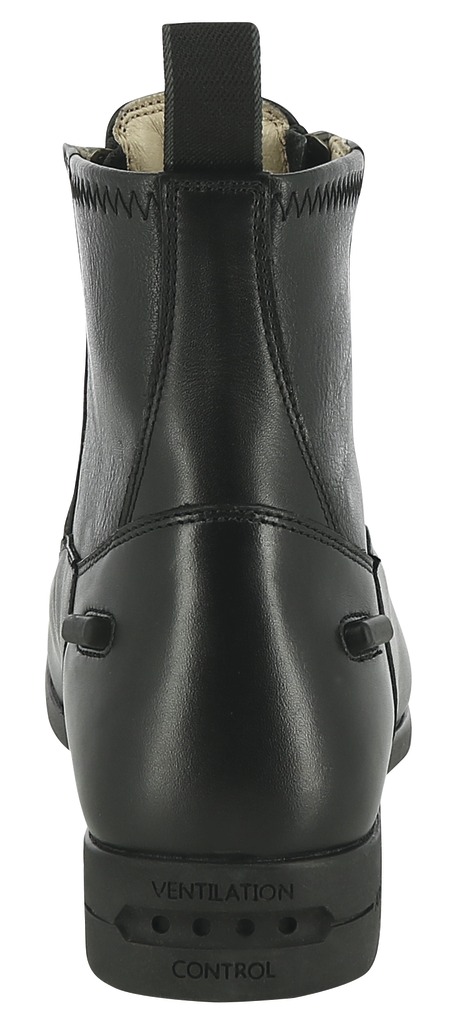 EQUITHEME Double Zip Boots Black - 4