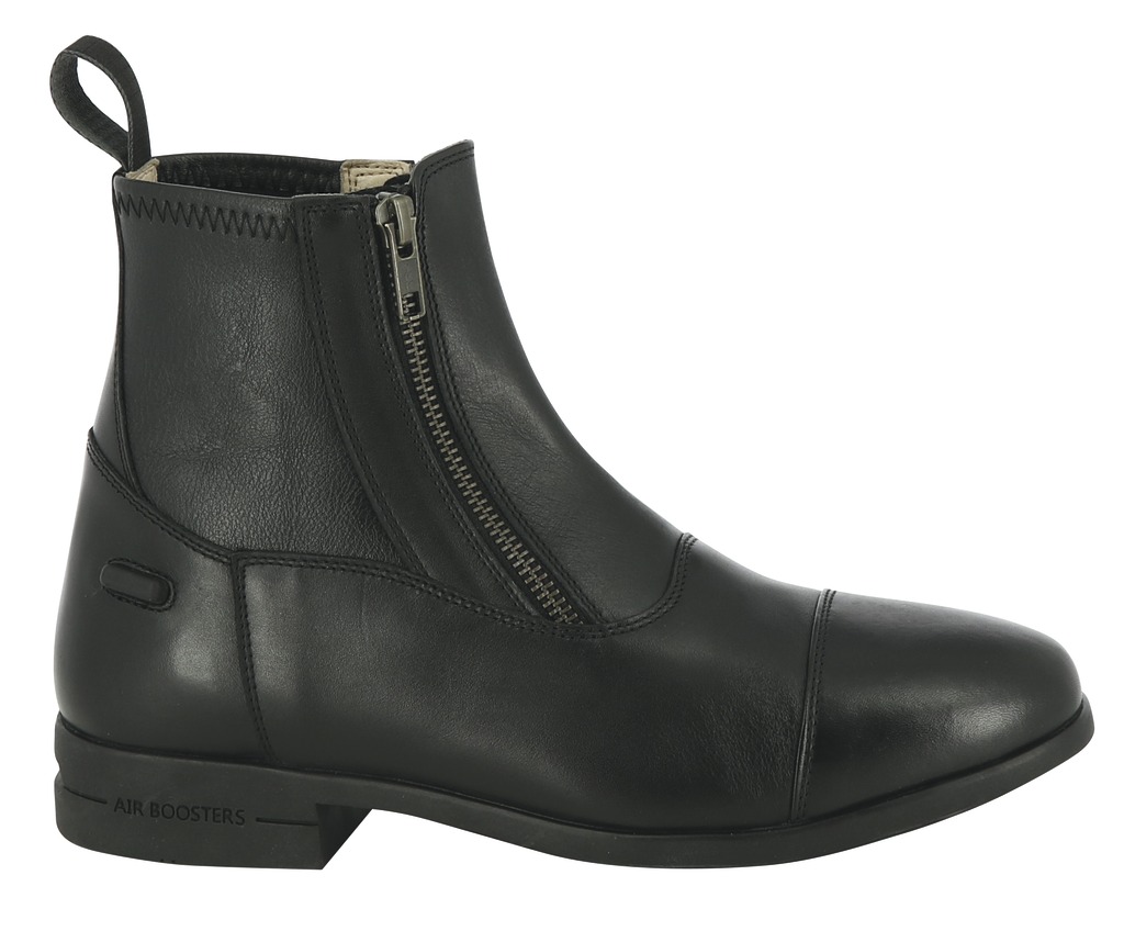 EQUITHEME Double Zip Boots Black - 10