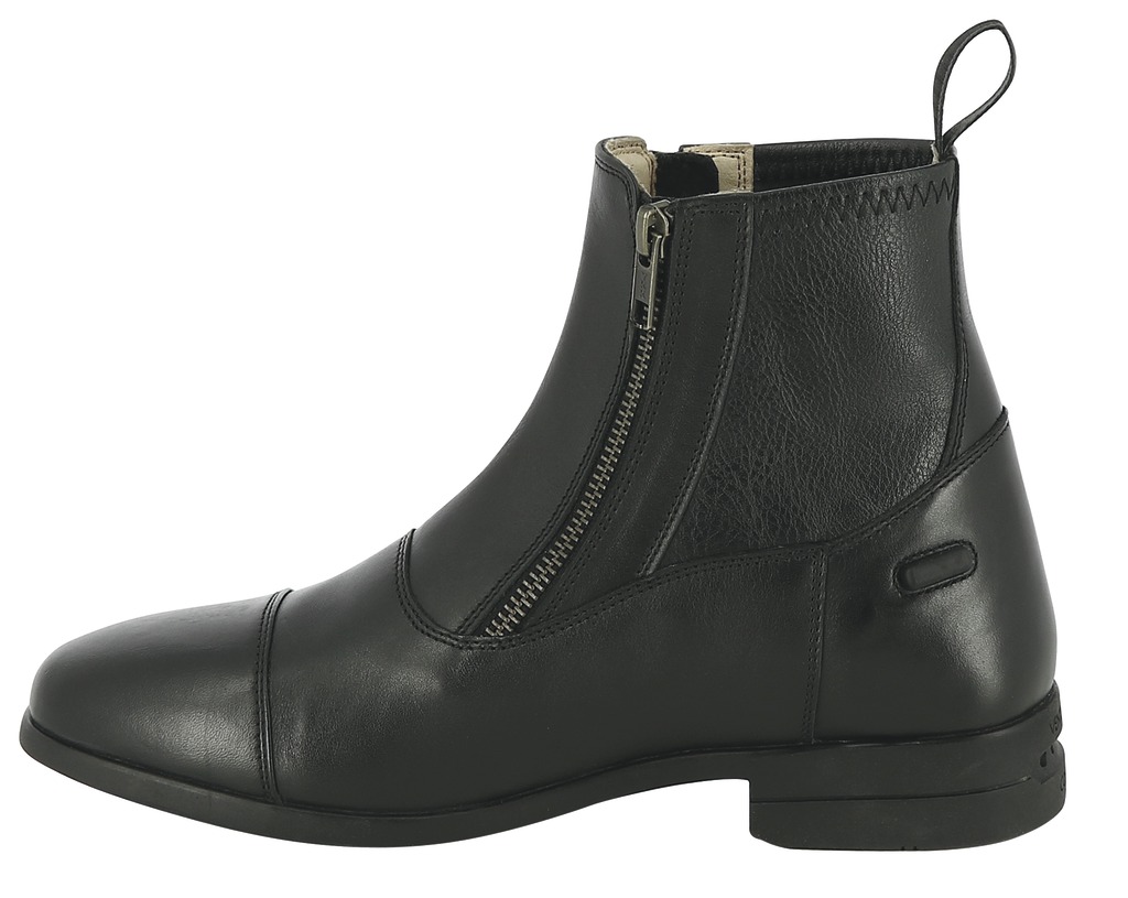 EQUITHEME Double Zip Boots Black - 9