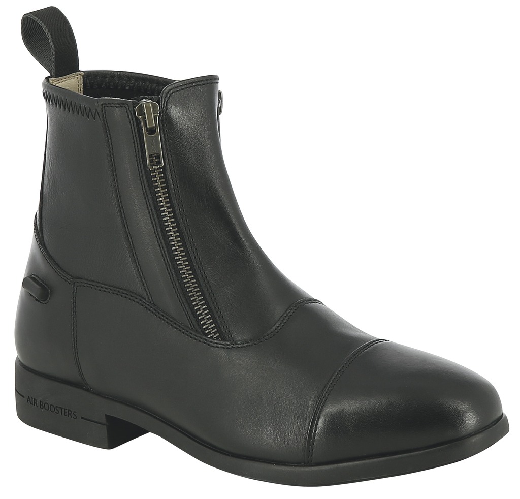 EQUITHEME Double Zip Boots Black (36)