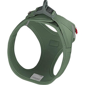 Curli Vest Clasp Air-Mesh Harness - Moss, 2XS