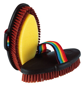 HIPPOTONIC Sponge/brush With P.V.C. Back Black
