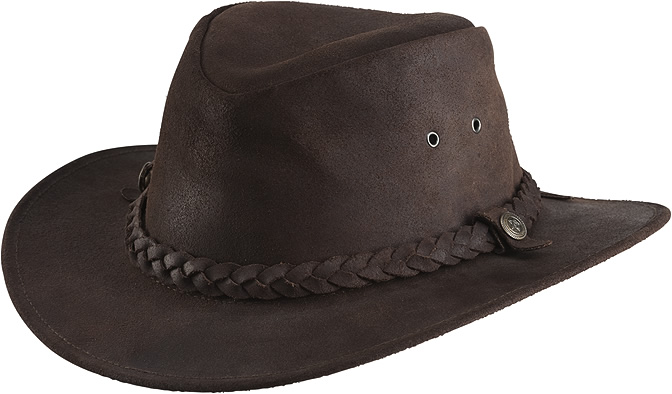 RANDOL'S 'Oiled Suede' Hat Havana
