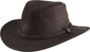 RANDOL'S 'Oiled Suede' Hat Havana