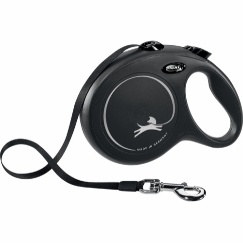 Flexi New Classic L, 8 m, nauha – enint. 50 kg, Punainen