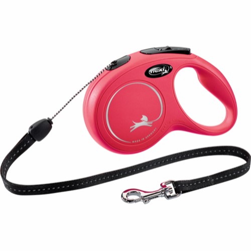 Flexi New Classic S, 5 m – enint. 20 kg, Punainen - 3