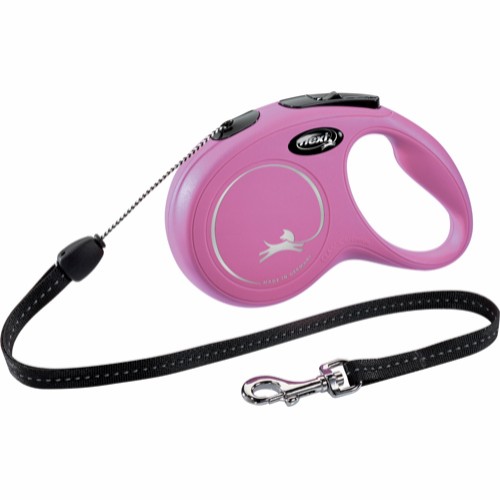 Flexi New Classic M, 5M - max 20 kg, Pink - 4