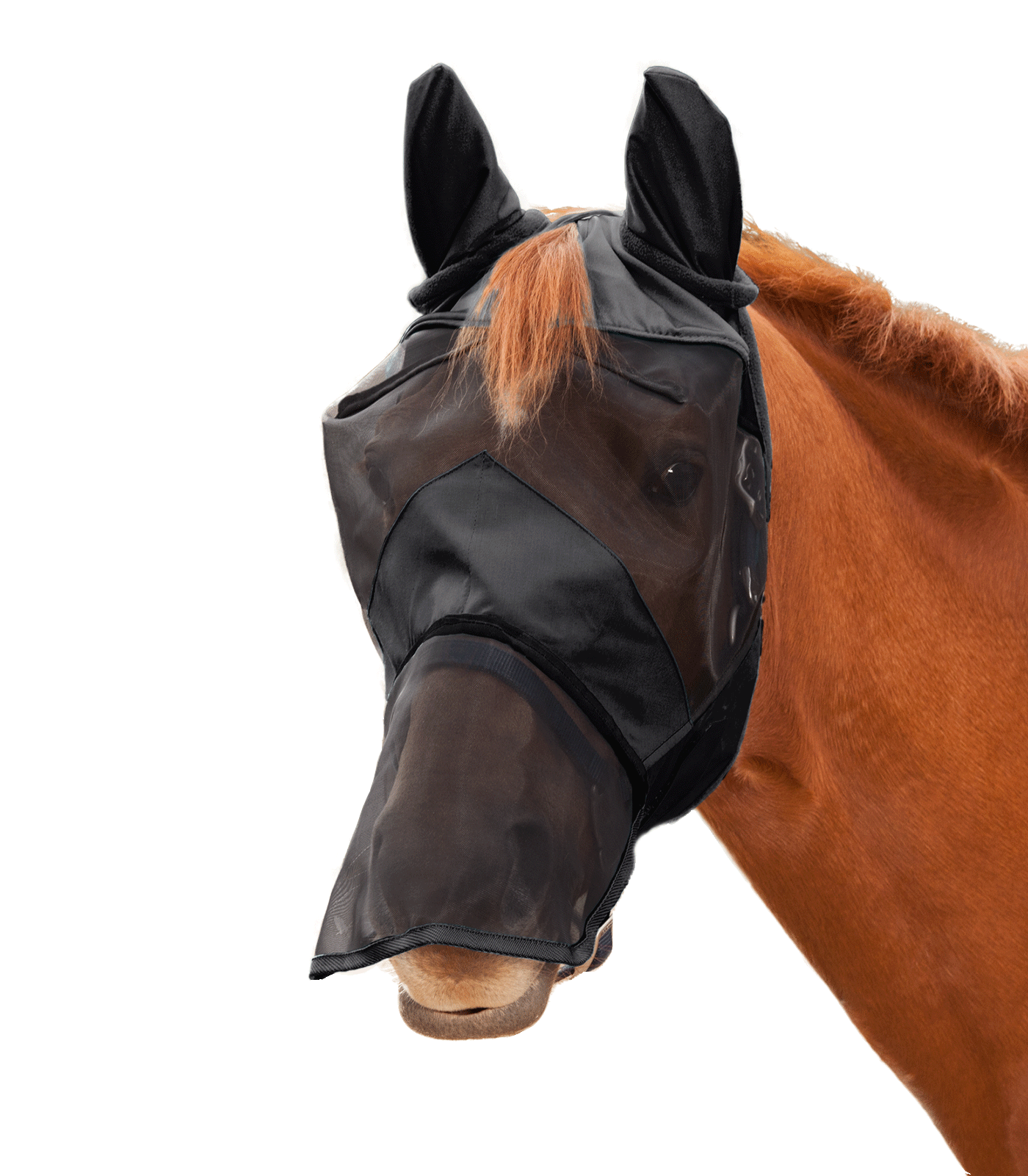 Waldhausen PREMIUM 3-in-1 Fly Mask black - 3