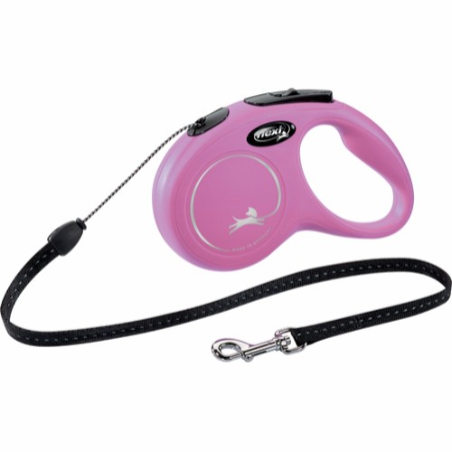 Flexi New Classic S, 5 m – enint. 12 kg, Punainen - 3