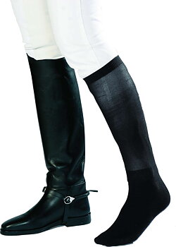 Eldorado Nylon Riding Socks - Black
