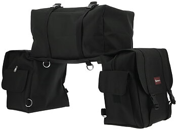 RANDOL'S 'Grand Voyageur' Saddle Bag Black