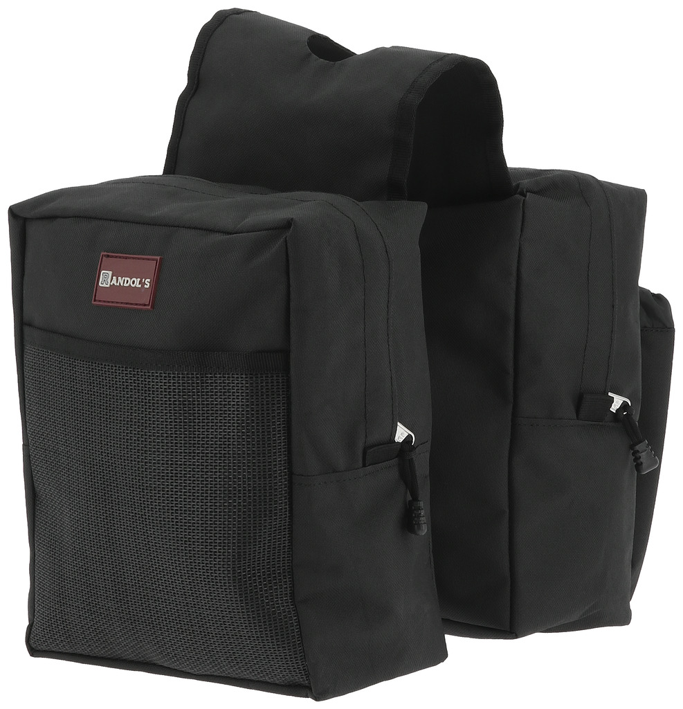 RANDOL'S 'Western Double' Saddle Bag Black - 2