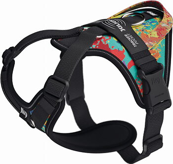 Julius-K9 Longwalk Light Y-valjaat Kahvalla - Crazy, XL