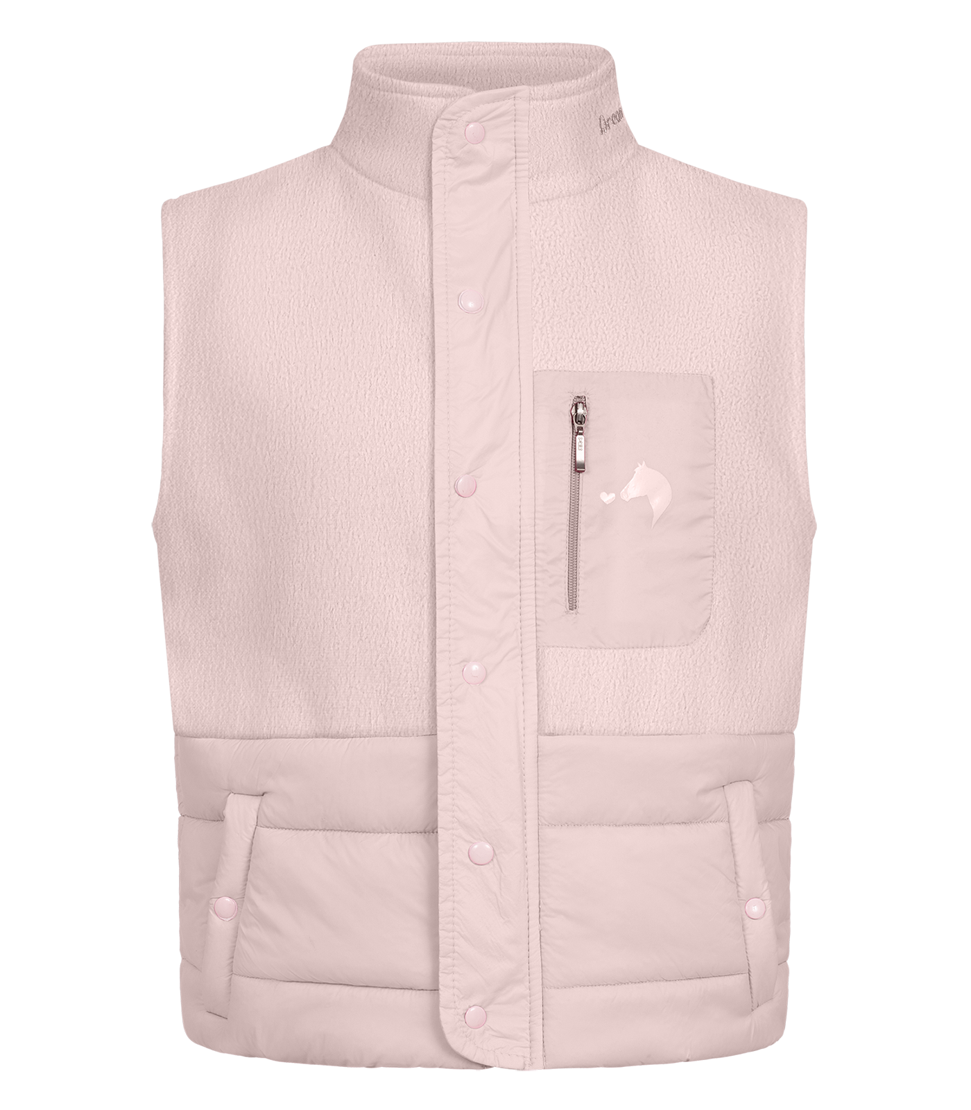 ELT Lucky Milu Tikkiliivi Kids - Pale Pink (122/128)