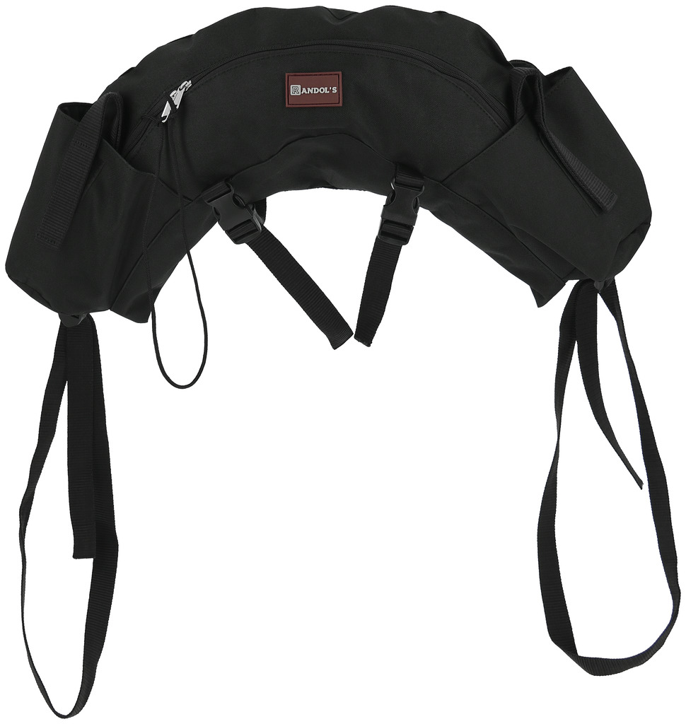 RANDOL'S 'Banane' Saddle Bag Black - 2