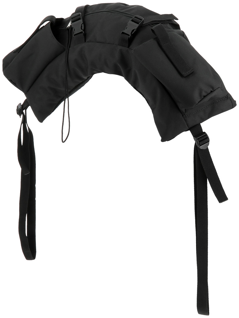 RANDOL'S 'Banane' Saddle Bag Black