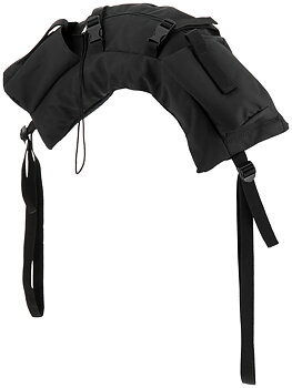 RANDOL'S 'Banane' Saddle Bag Black