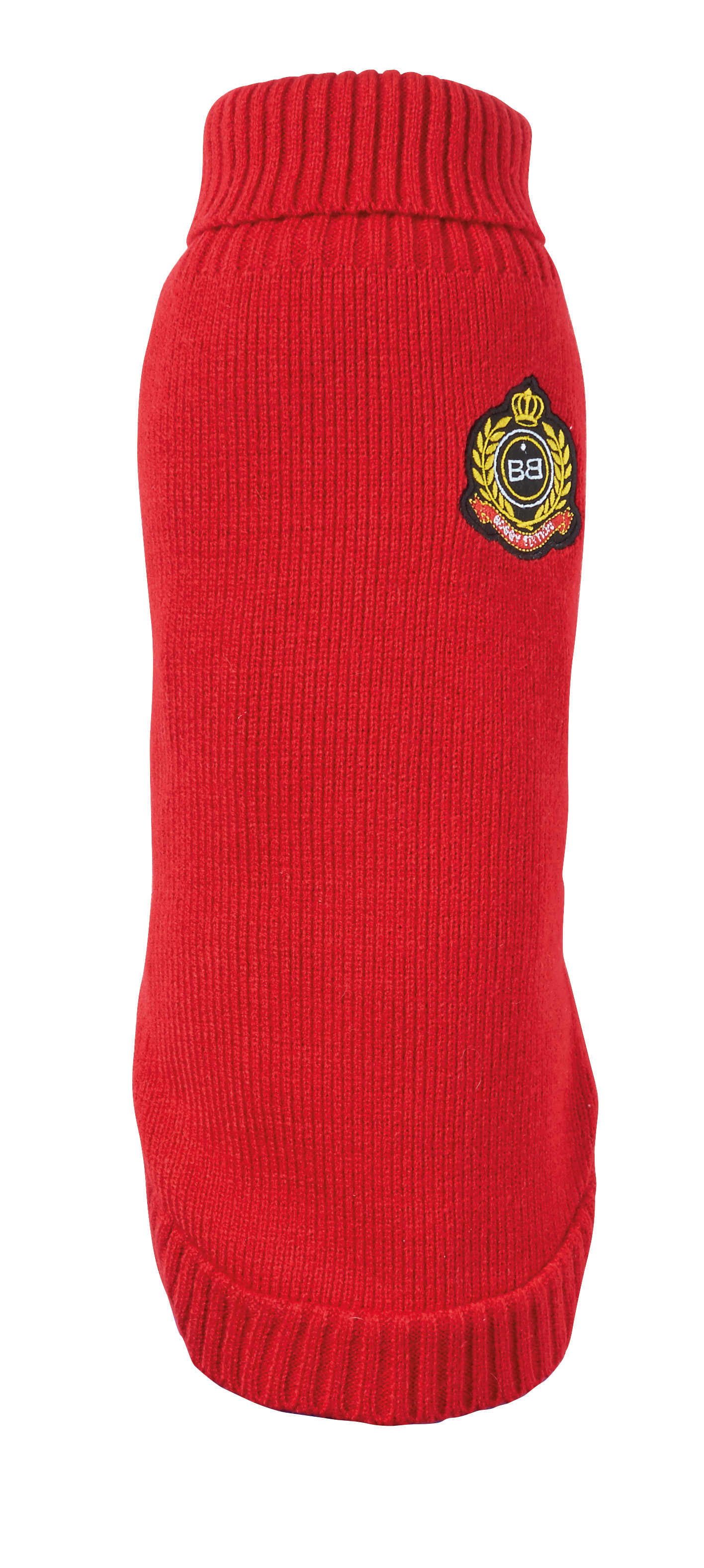 Bobby British Knitted Dog Pullover - Red - 2