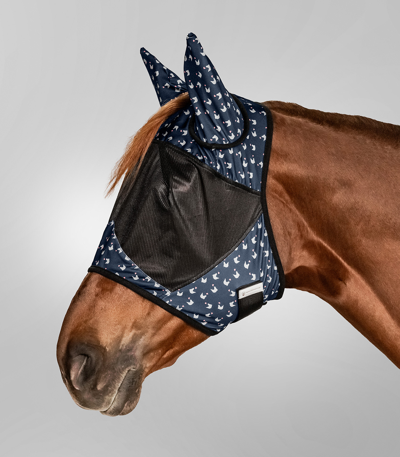Waldhausen Lucky Fly Mask midnight blue/Lucky Heart - 2