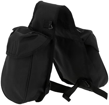 RANDOLS Double Front Saddle Bag Black