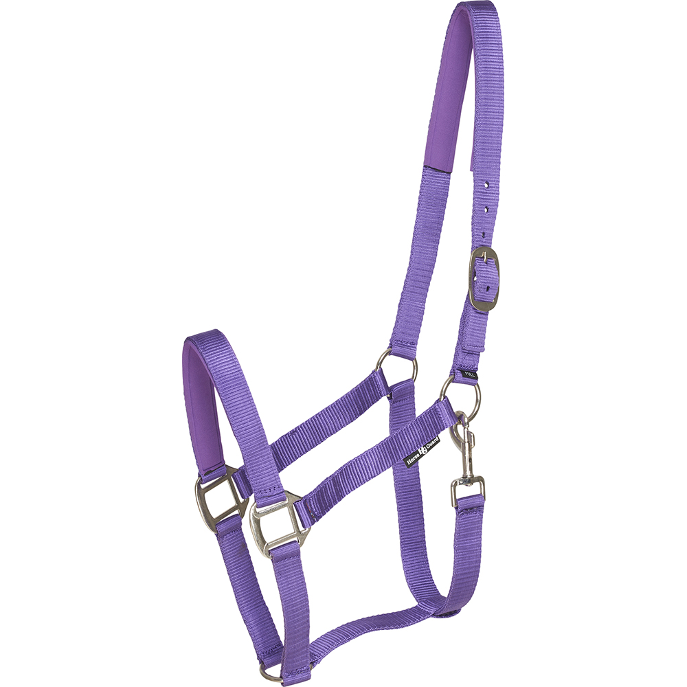 Horse Guard Nylon halter Violetti, Cob