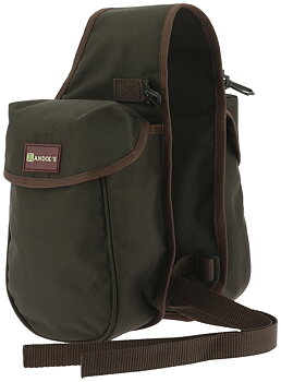 RANDOLS Double Front Saddle Bag Brown