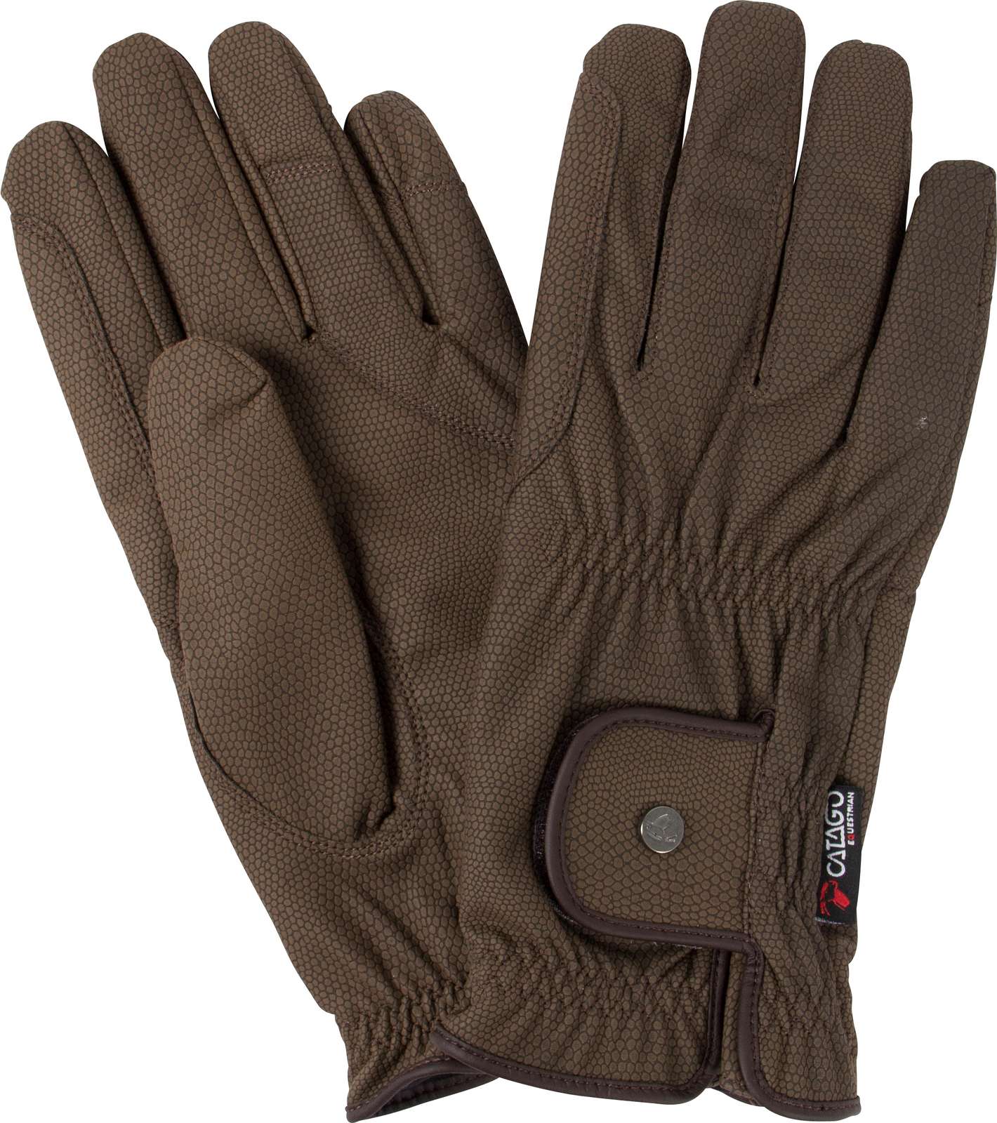 Catago Elite Riding Glove - Available in 4 colors, Brown, 9,5 - 3