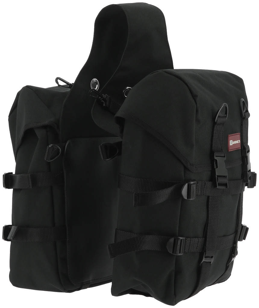 RANDOL'S 'Aventure' Saddle Bag Black - 2
