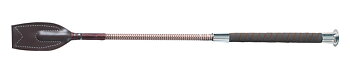 Eldorado Show Jumping Whip - Available in 2 colours, Brown/Beige