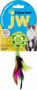 JW Cataction ‑höyhenpallo, jossa on kulkunen – kissan lelu - 2