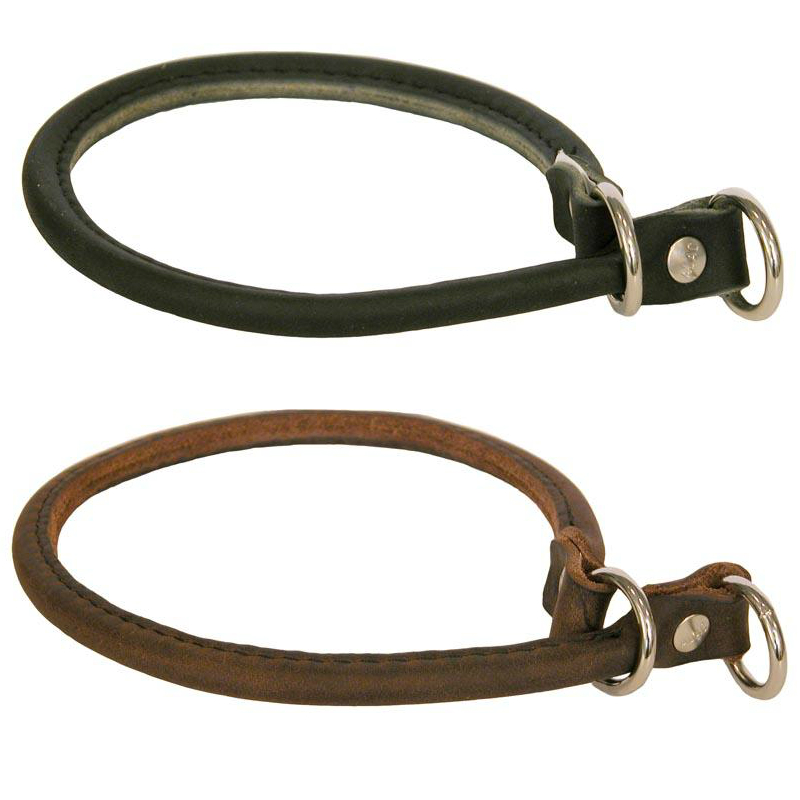 Choke Dog Collars in Leather - Alac