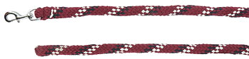 EQUITHEME 'Ligne' Lead Rope Navy/Burgundy/White