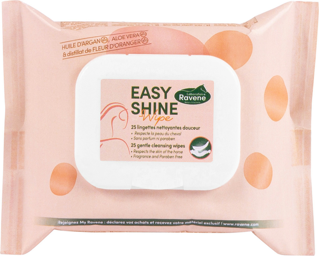 Easy Shine RAVENE Puhdistavat Kosteusliinat Hevosille 25 pcs