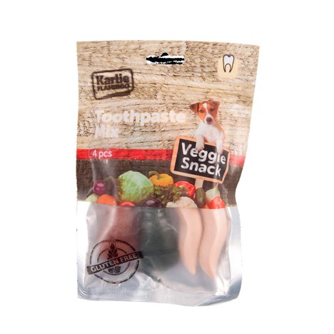 Karlie Flamingo Veggie Snack Hundgodis - Tandkräm 4 stycken