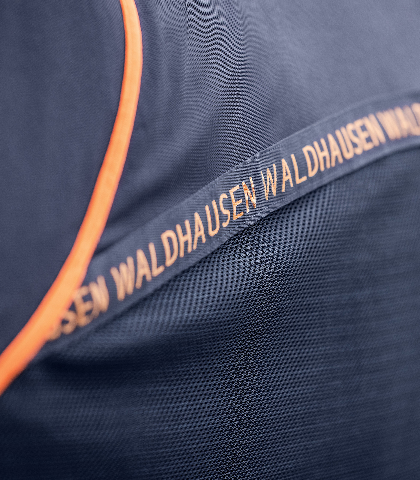 Waldhausen Cooler Sommar- och Flugtäcke midnattsblå/orange - 2